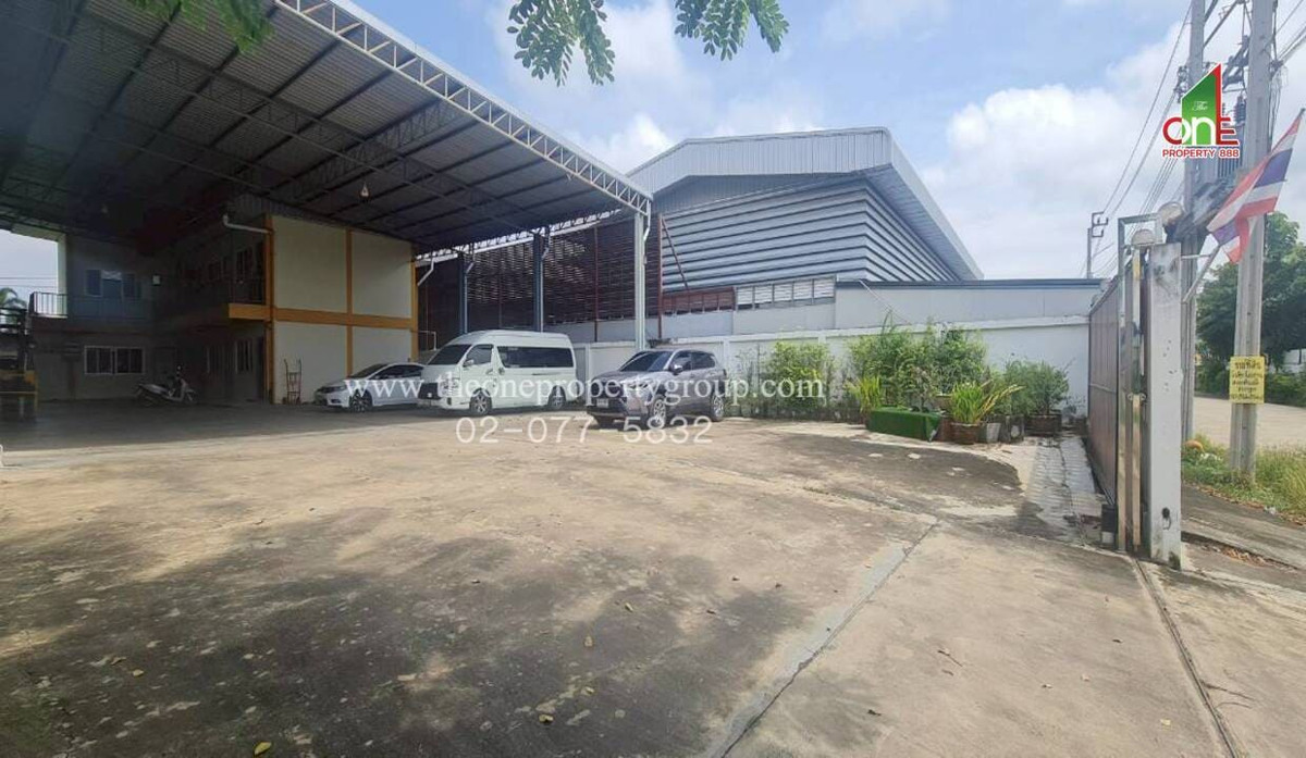 ขายโรงงานนนทบุรี บางใหญ่ บางบัวทอง : โรงงาน 2 ชั้น ใกล้ถนนกาญจนาหมายเลข 9 ซอยเปาอินทร์พิมพ์ทอง ถนนบางบัวทอง-ปทุมธานี ต.คลองข่อย ปากเกร็ด นนทบุรี