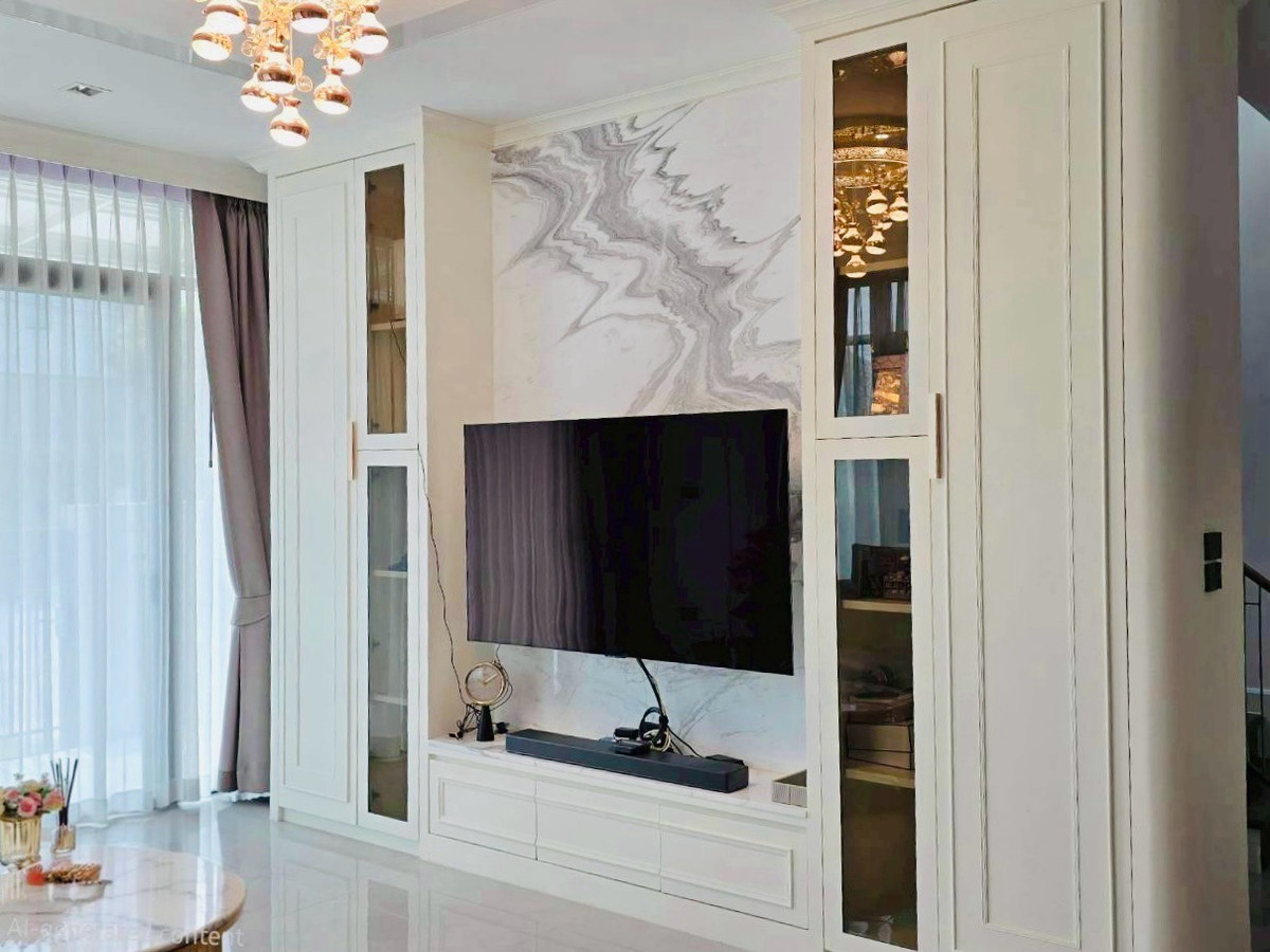 For SaleHouseNawamin, Ramindra : Luxury house, fully furnished, next to toll