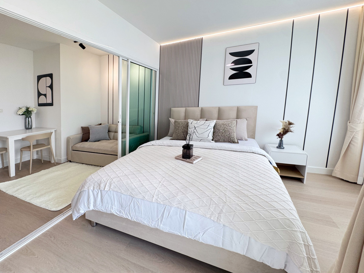 For SaleCondoLadkrabang, Suwannaphum Airport : ✈️ ทำงานสนามบินต้องจัด! Installments are cheaper than renting. คอนโดแต่งใหม่ ไอริส แอเวนิว อ่อนนุช-สุวรรณภูมิ 🧳