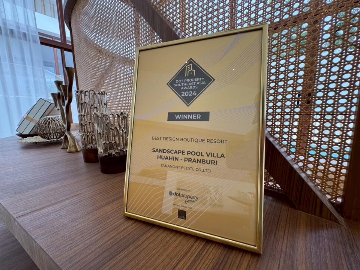 ขายบ้านหัวหิน ประจวบคีรีขันธ์ : New! Sandscape Pool Villa พูลวิลล่าสำหรับนักลงทุนสาย wellness เดินไปหาดเพียง 300 เมตร