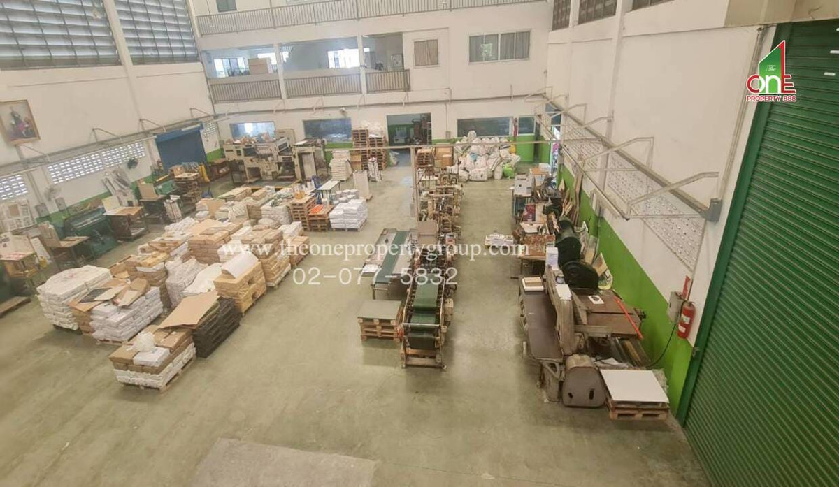 ขายโรงงานนนทบุรี บางใหญ่ บางบัวทอง : โรงงาน 2 ชั้น ใกล้ถนนกาญจนาหมายเลข 9 ซอยเปาอินทร์พิมพ์ทอง ถนนบางบัวทอง-ปทุมธานี ต.คลองข่อย ปากเกร็ด นนทบุรี