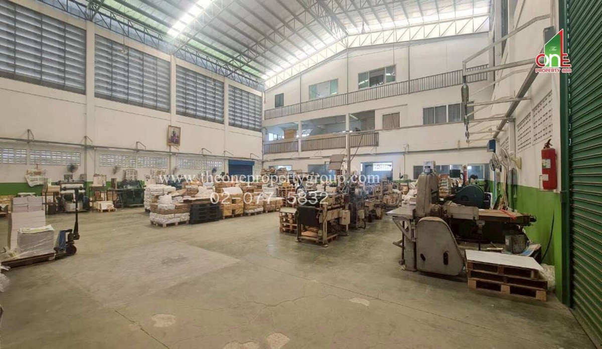 ขายโรงงานนนทบุรี บางใหญ่ บางบัวทอง : โรงงาน 2 ชั้น ใกล้ถนนกาญจนาหมายเลข 9 ซอยเปาอินทร์พิมพ์ทอง ถนนบางบัวทอง-ปทุมธานี ต.คลองข่อย ปากเกร็ด นนทบุรี