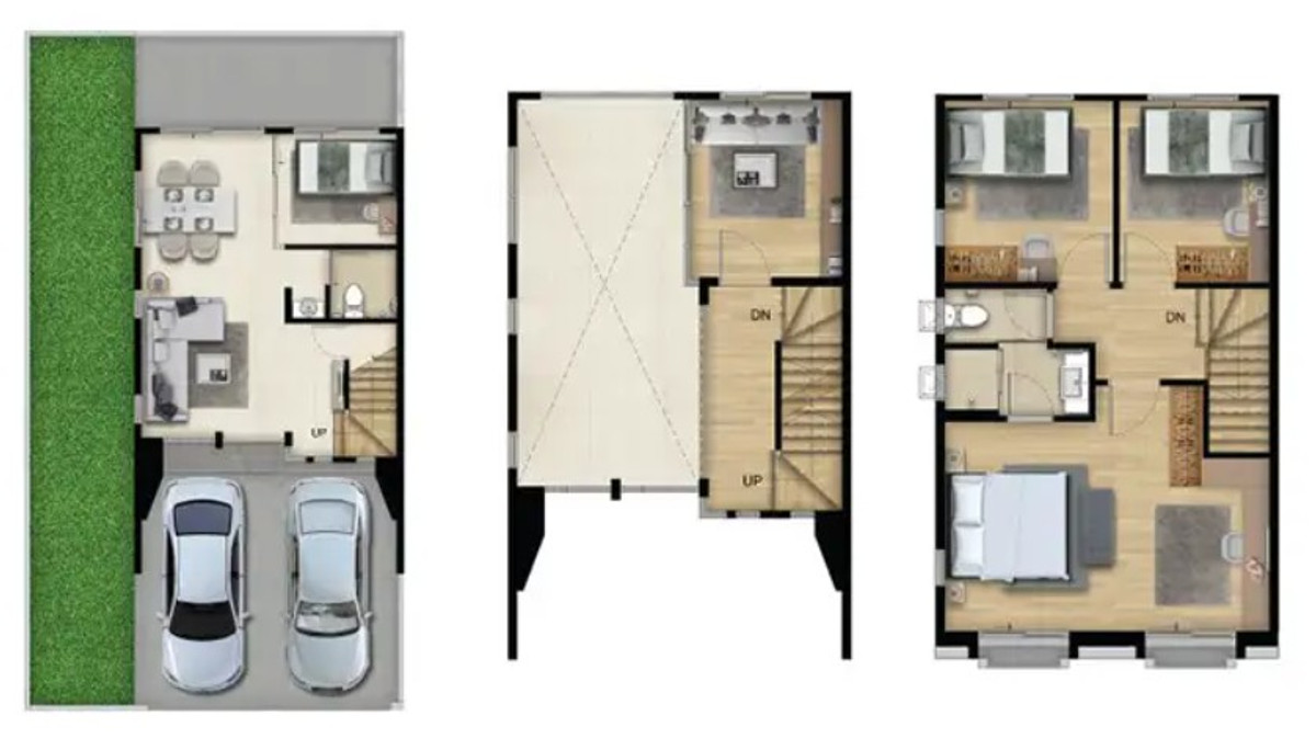 ให้เช่าทาวน์โฮมนวมินทร์ รามอินทรา : RH025126 ให้เช่า ทาวน์โฮม 2.5 ชั้น 3 ห้องนอน at Pruksa Ville Phaholyothin-Ramintra near BTS Sai Yud station