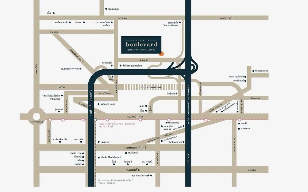 For SaleHouseNawamin, Ramindra : Luxury house, fully furnished, next to toll