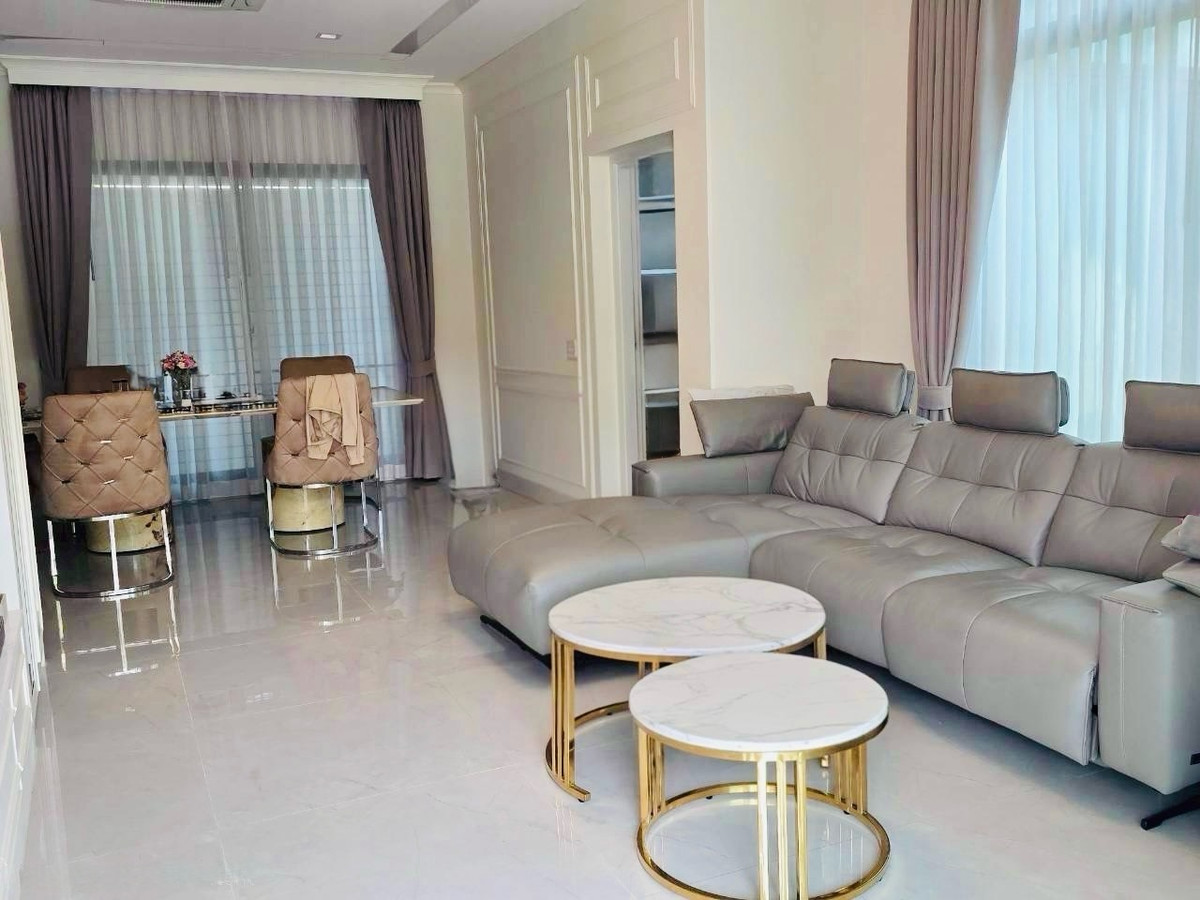 For SaleHouseNawamin, Ramindra : Luxury house, fully furnished, next to toll