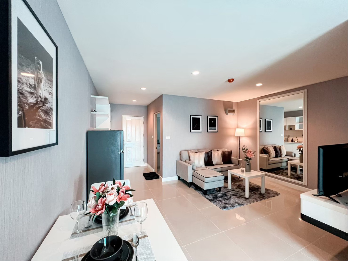 For RentCondoThaphra, Talat Phlu, Wutthakat : 🏡 Condo for rent, Metro Park Sathorn - Phase 3, beautiful condo, fully furnished, modern style, simple, elegant, comfortable to live in.