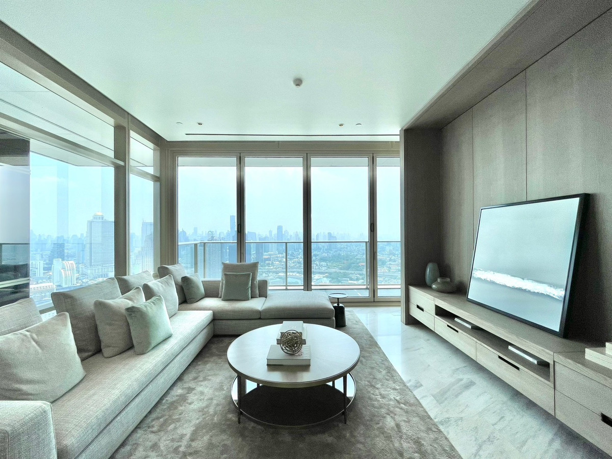 For RentCondoSathorn, Narathiwat : Four Seasons Private Residences, An Icon of Prestige — Ultra Luxury Residence for Lease 1bedroom 2bathroom special unit ➡️ for viewing 0842588772