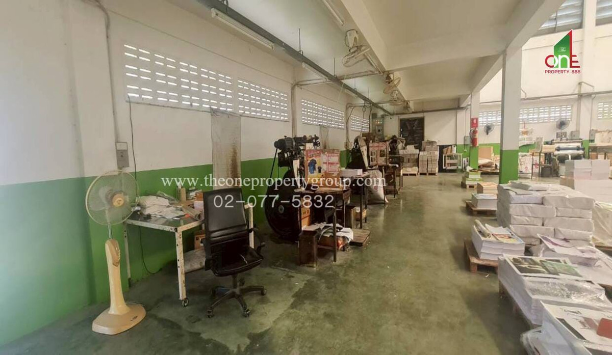 ขายโรงงานนนทบุรี บางใหญ่ บางบัวทอง : โรงงาน 2 ชั้น ใกล้ถนนกาญจนาหมายเลข 9 ซอยเปาอินทร์พิมพ์ทอง ถนนบางบัวทอง-ปทุมธานี ต.คลองข่อย ปากเกร็ด นนทบุรี
