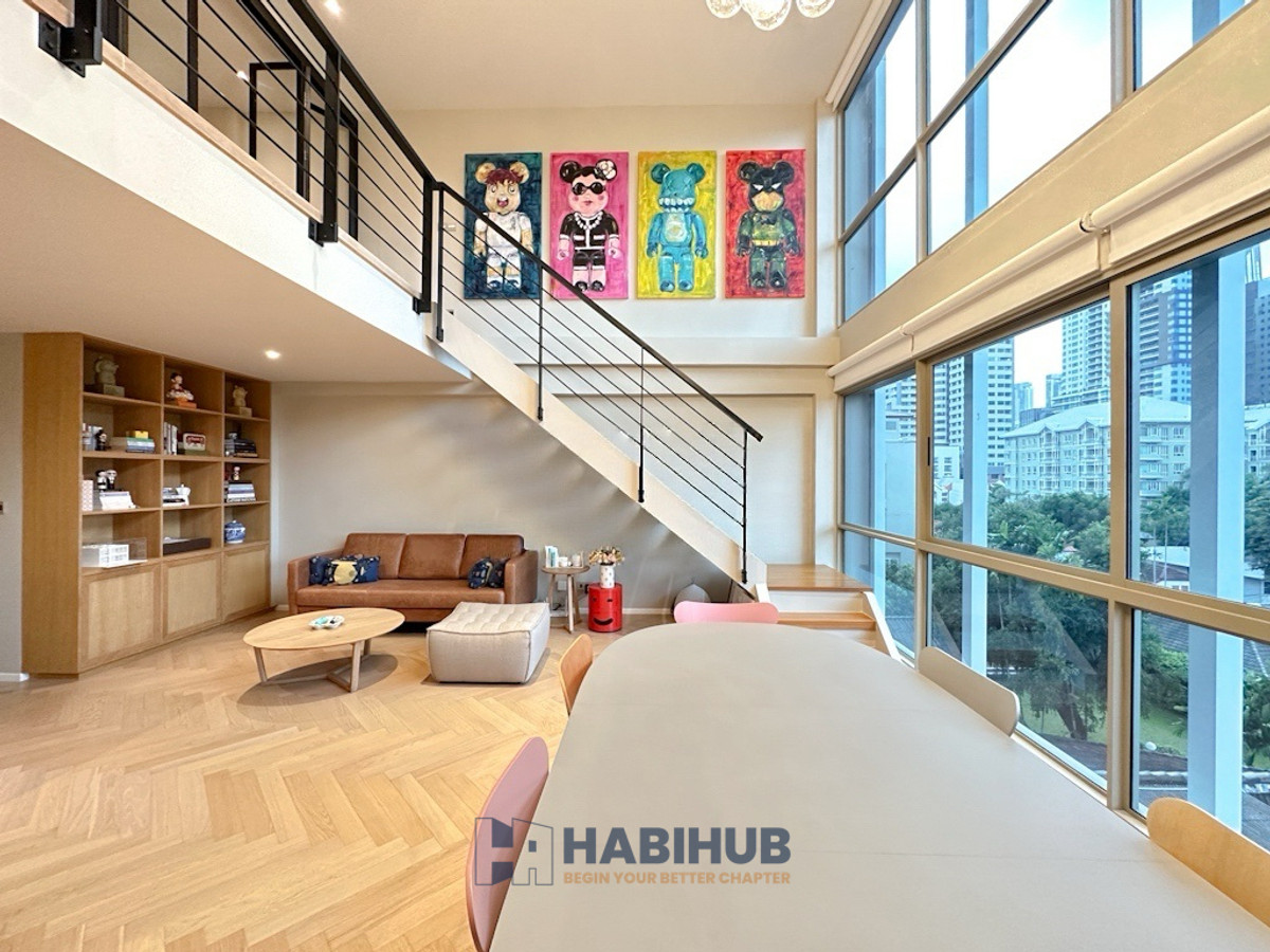 ขายคอนโดสุขุมวิท อโศก ทองหล่อ : 🏠✨ S47 Sukhumvit | ขายคอนโด ห้อง Duplex 4 ห้องนอน (HBH-HL-3)