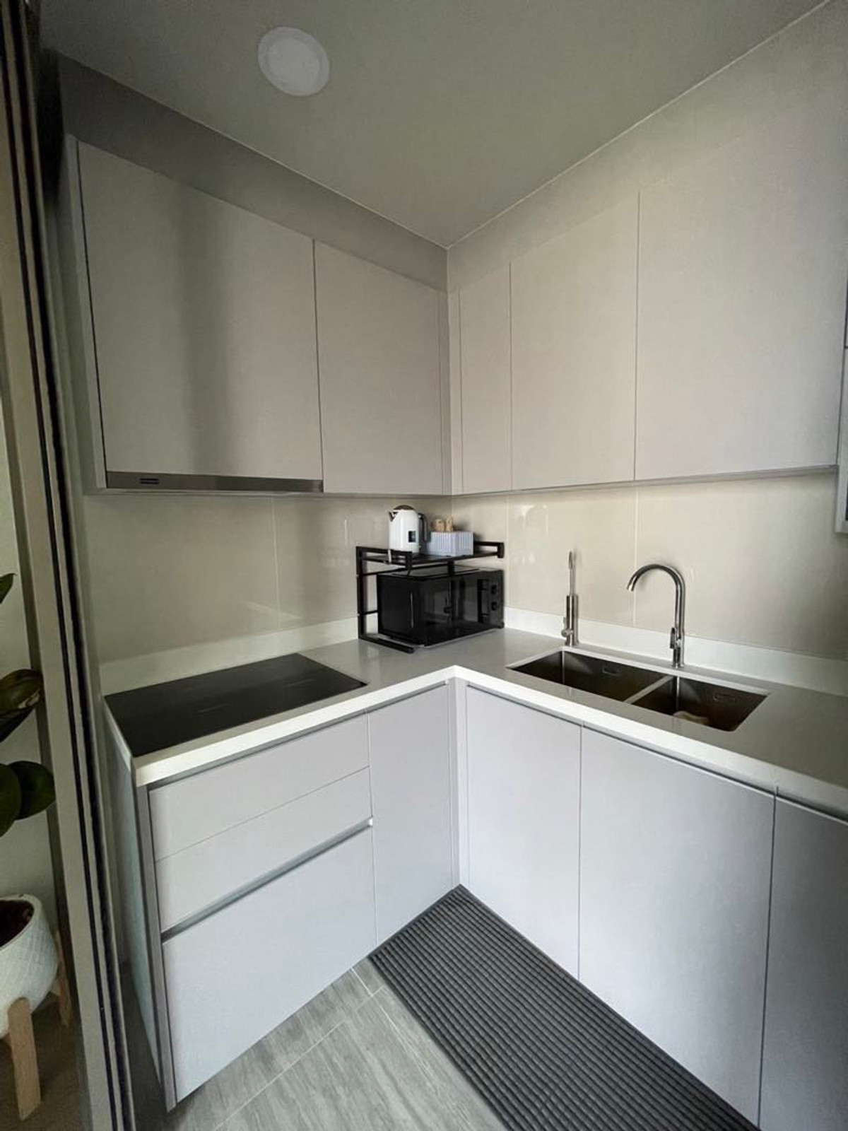 For RentCondoBangna, Bearing, Lasalle : Condo for rent, Whizdom The Forestias, near Mega Bangna, beautiful room, garden view, ready to move in.