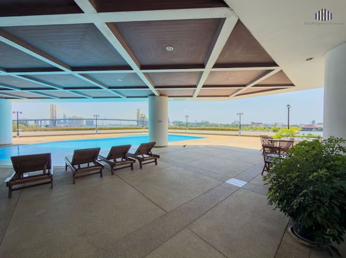 For SaleCondoRama3 (Riverside),Satupadit : Large unit on the 33rd floor, beautifully and luxuriously decorated, great value with Chao Phraya River view! Condo for sale at Salintara Condominium Rama 3, size 225.31 sq.m., near Terminal 21 Rama 3. Urgent sale.