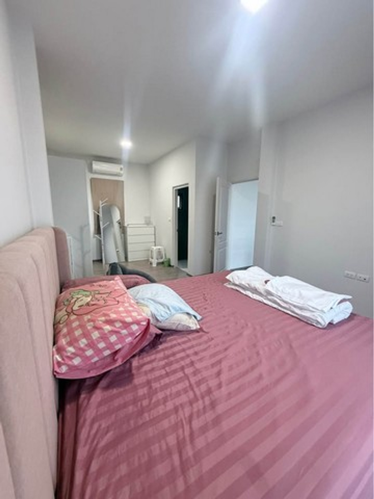 For RentPathum Thani,Rangsit, Thammasat : HR3266 2-story semi-detached house for rent, Grande Pleno project, Phahon - Vibhavadi, beautiful house, ready to move in. Complete furniture and electrical appliances