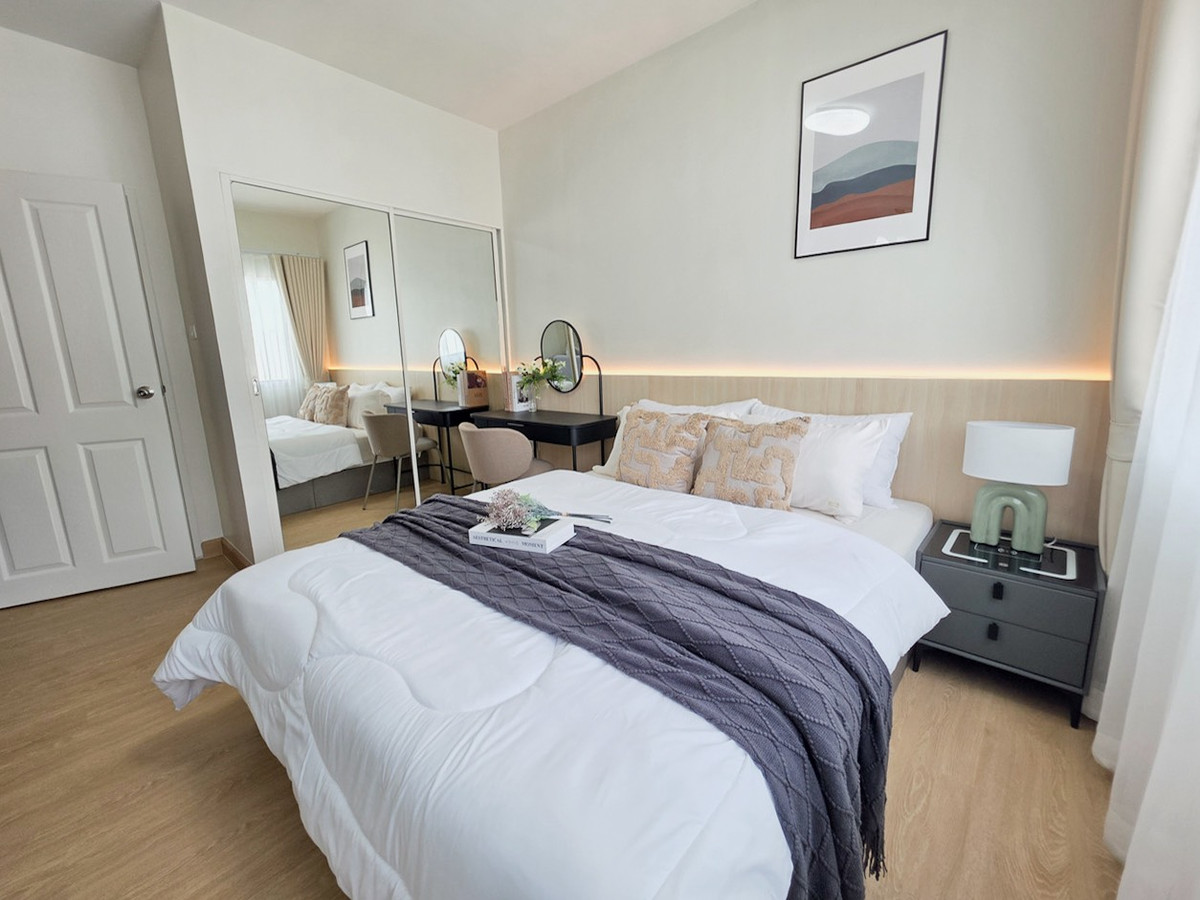 For SaleCondoOnnut, Udomsuk : K-6778 for sale!! Beautiful room, newly decorated, pool view, high floor, A space condo, Sukhumvit 77.