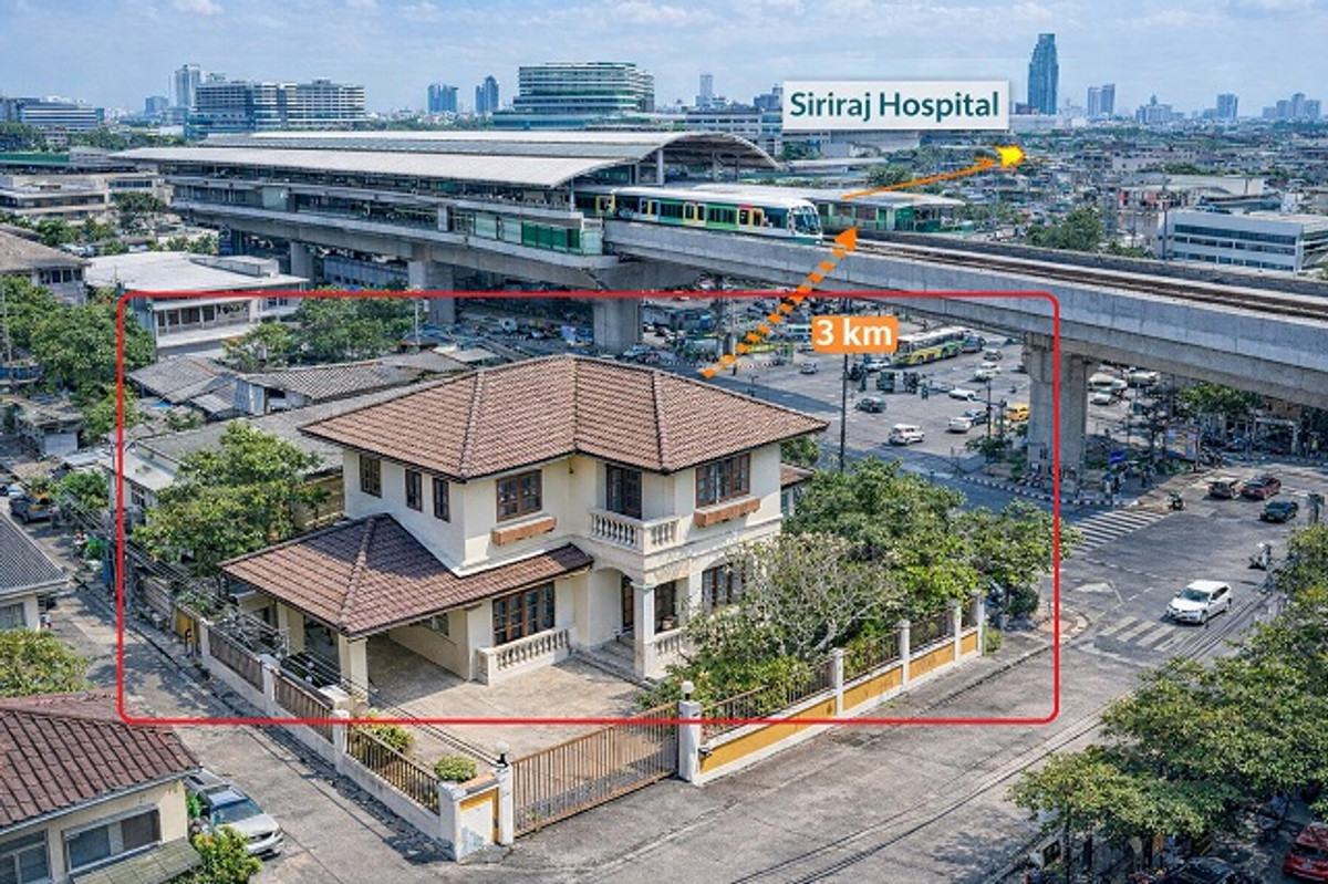 ให้เช่าบ้านปิ่นเกล้า จรัญสนิทวงศ์ : ใกล้The Circle ราชพฤกษ์ 61 ตร.ว. รพ.ศิริราช 3 กม.MRT ไฟฉาย 900ม. บ้านเปล่าสภาพดี ฟังก์ชัน 4นอน พรานนก กาญจนา บ้านเดี่ยว 2 ชั้นหลังมุม