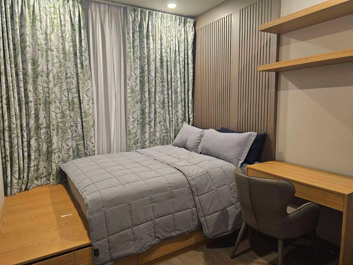 For RentCondoBangna, Bearing, Lasalle : Condo for rent, Whizdom The Forestias, near Mega Bangna, beautiful room, garden view, ready to move in.