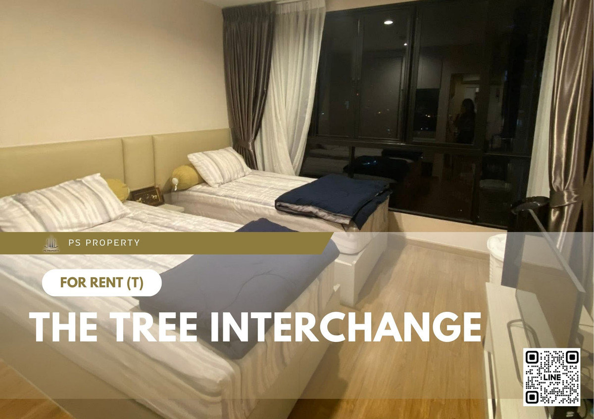 For RentCondoBang Sue, Wong Sawang, Tao Pun : For Rent ✨ The Tree Interchange ✨ Fully furnished with appliances, near MRT Bang Pho.