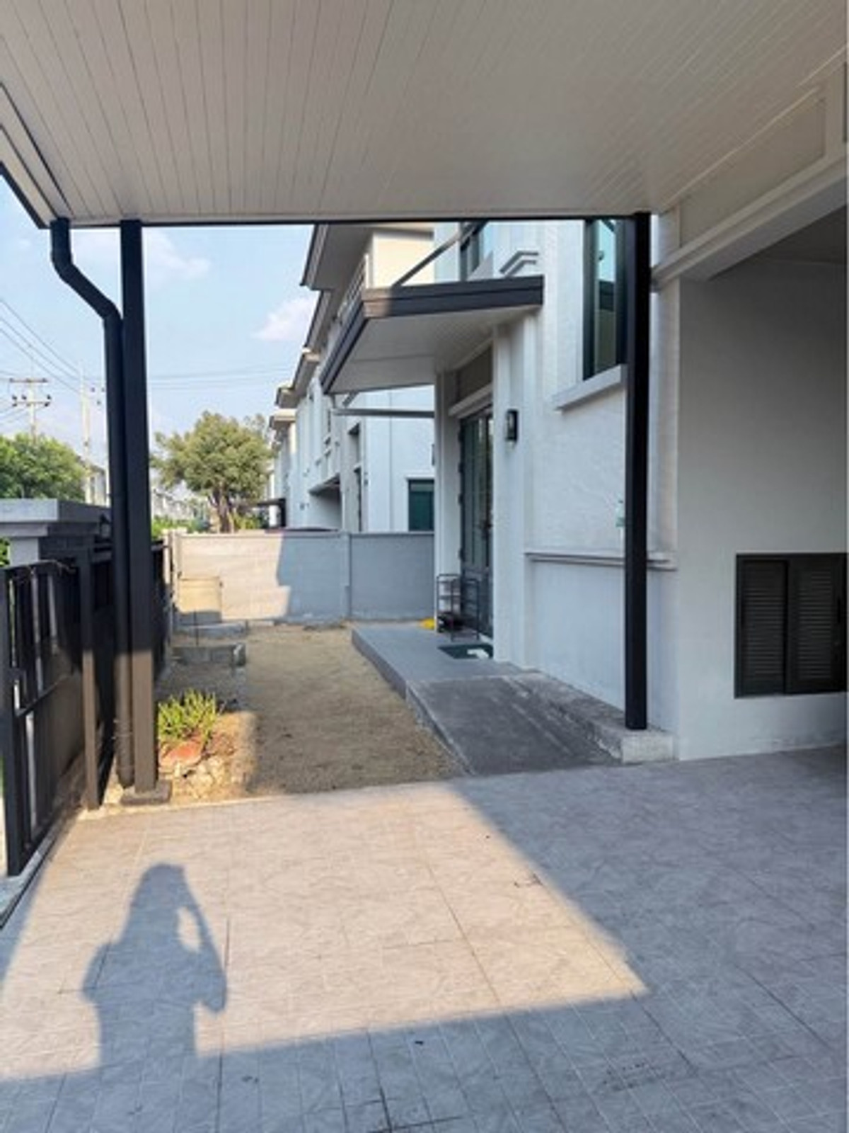 For RentPathum Thani,Rangsit, Thammasat : HR3266 2-story semi-detached house for rent, Grande Pleno project, Phahon - Vibhavadi, beautiful house, ready to move in. Complete furniture and electrical appliances