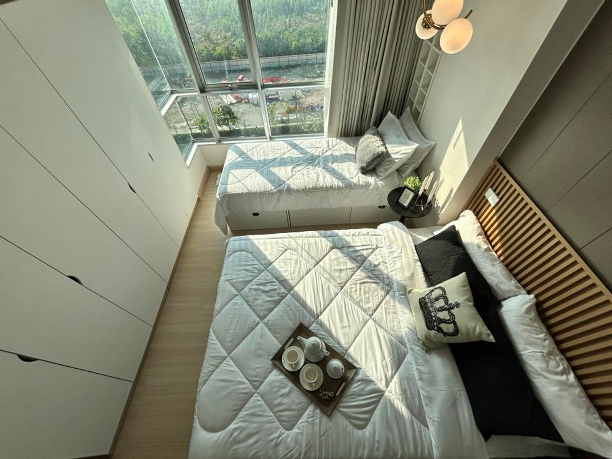 For RentCondoRama9, Petchburi, RCA : Condo for rent, 3 bedrooms, near MRT Rama 9: Suplalai Veranda Rama 9 project, very beautifully decorated, ready to move in, only 100k!!