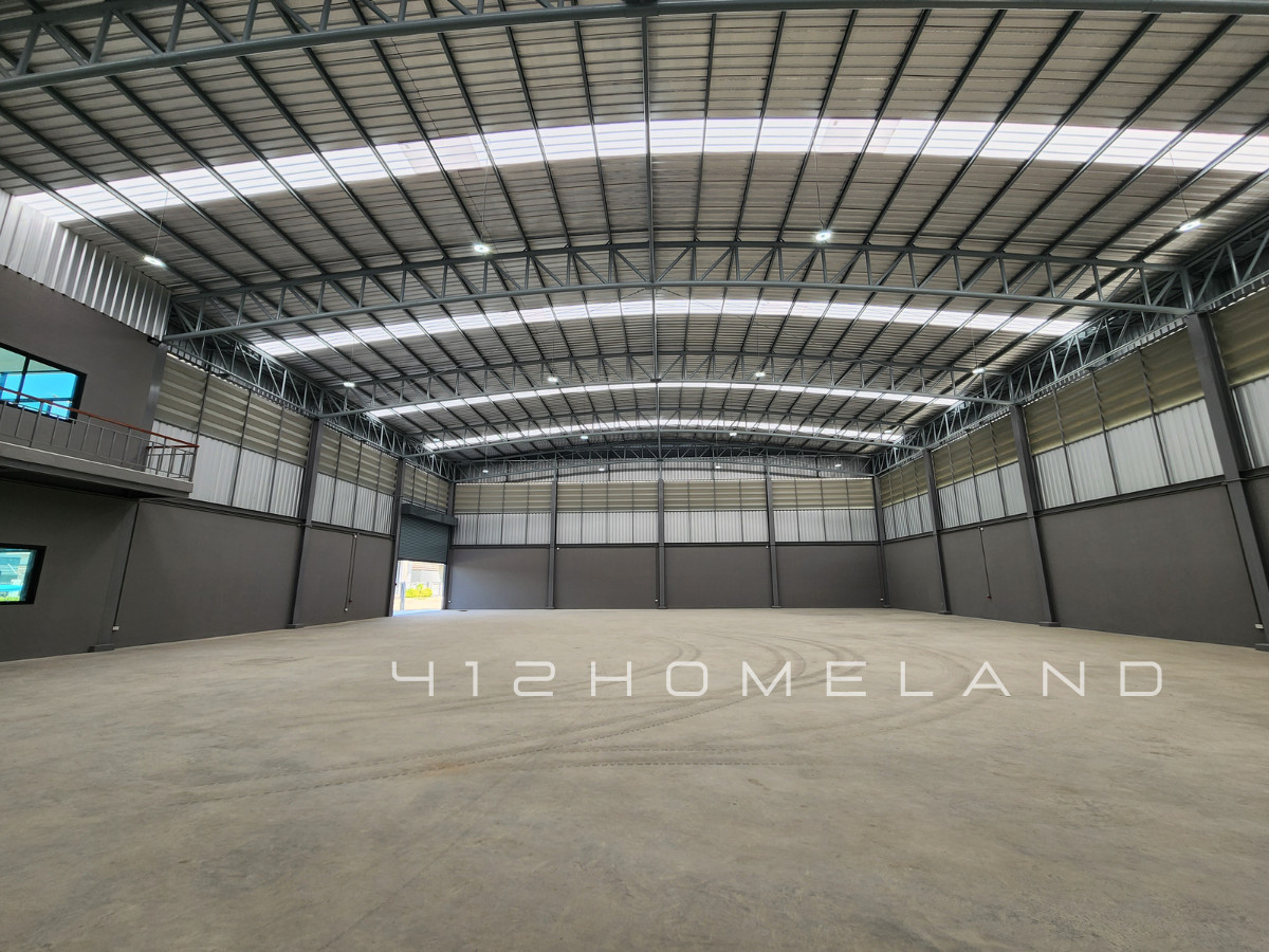 WarehouseSamut Prakan,Samrong : For sale, for rent, new warehouse, modern design, 729 sq m, area 1-0-18.7 rai, Bang Phli, water and electricity ready, large cars can enter, easy to travel.