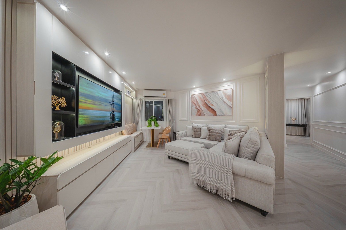 For RentCondoRama3 (Riverside),Satupadit : For rent: Fortune Condo Town - 2 bedrooms, newly decorated, Sathorn - Narathiwat area.