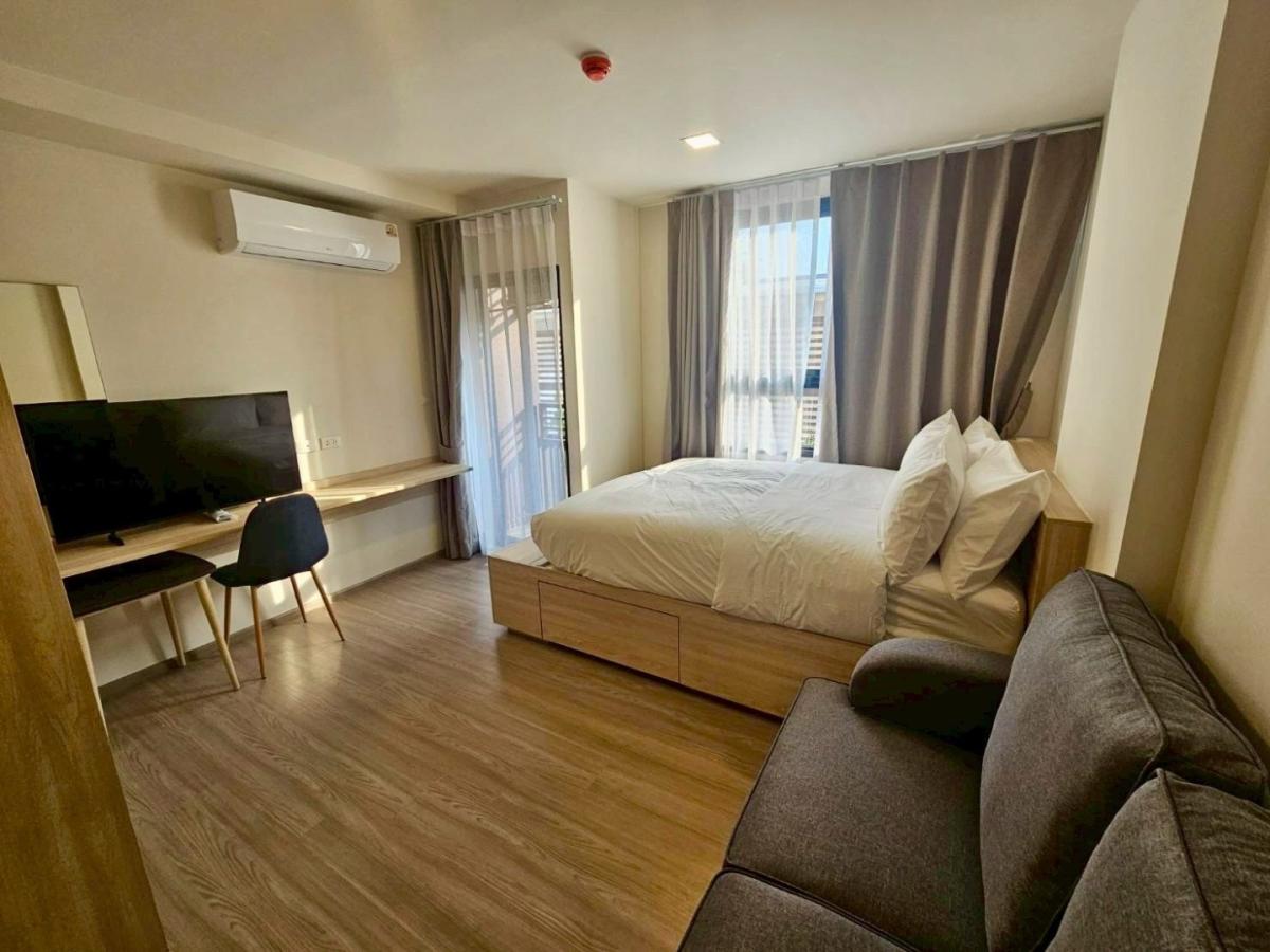 ให้เช่าคอนโดสมุทรปราการ สำโรง : 🔥เช่าด่วน+🔥เดอะ มูฟ สุขุมวิท 107 ใกล้สถานีรถไฟฟ้า BTS แบริ่ง เฟอร์นิเจอร์ครบ พร้อมเข้าอยู่ 