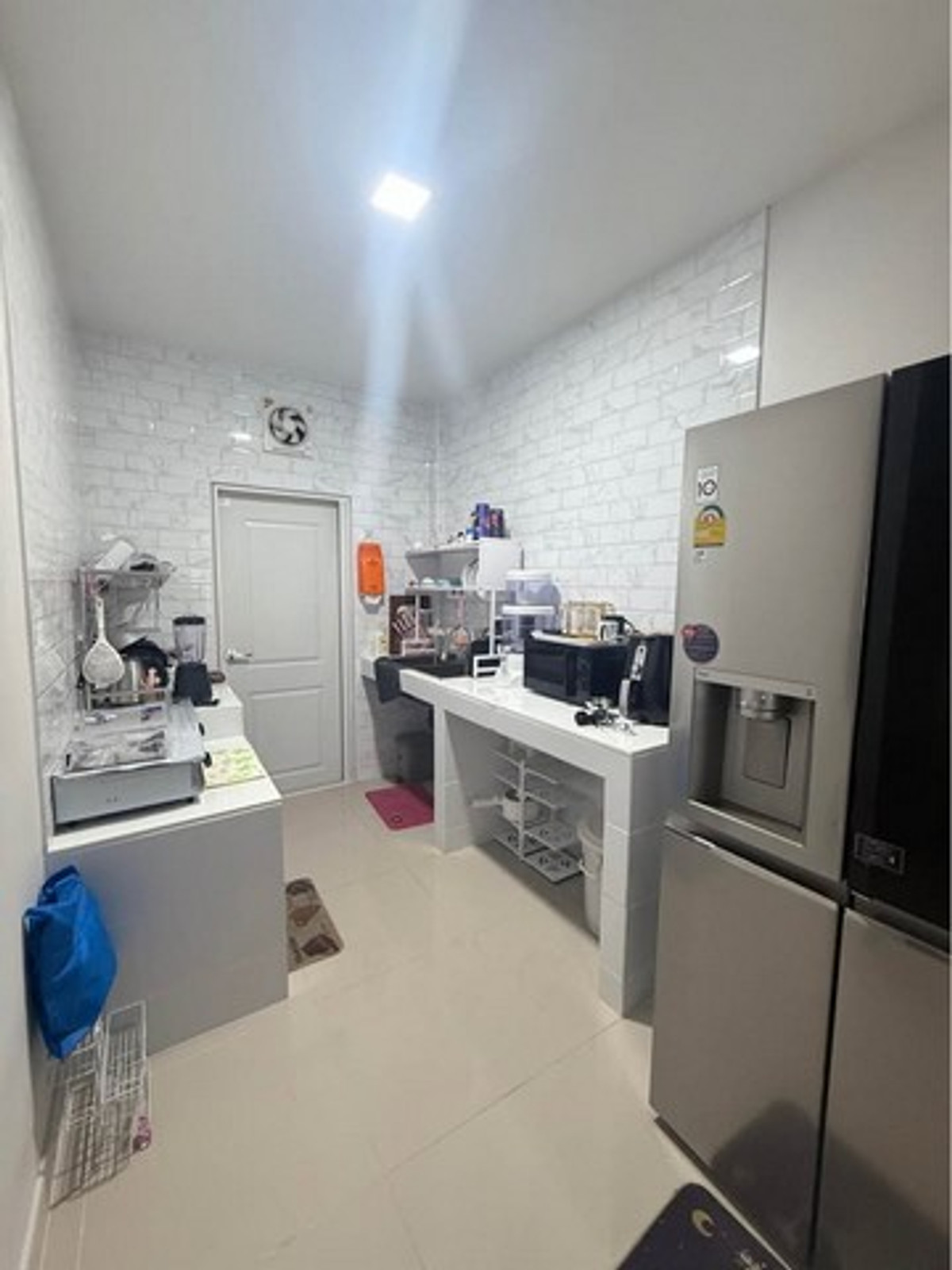 For RentPathum Thani,Rangsit, Thammasat : HR3266 2-story semi-detached house for rent, Grande Pleno project, Phahon - Vibhavadi, beautiful house, ready to move in. Complete furniture and electrical appliances