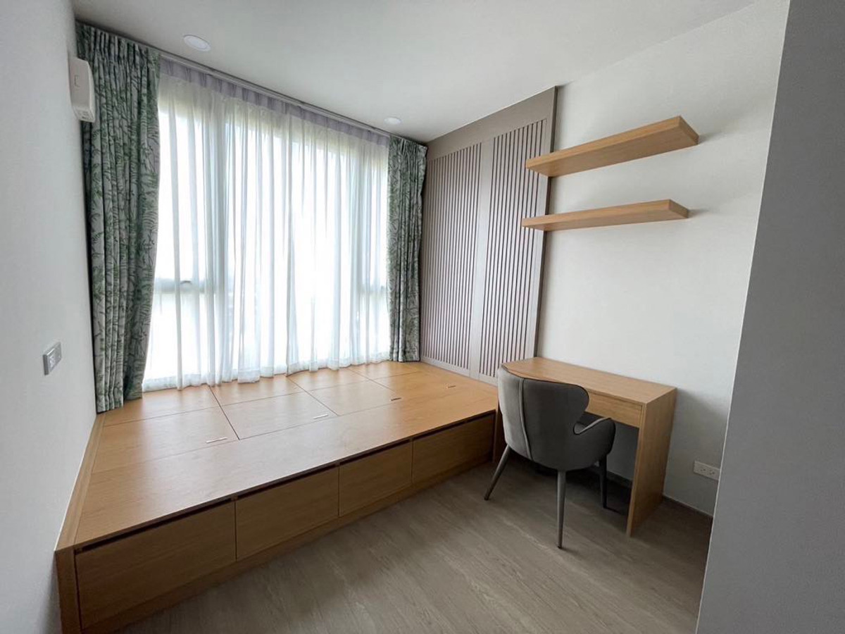 For RentCondoBangna, Bearing, Lasalle : Condo for rent, Whizdom The Forestias, near Mega Bangna, beautiful room, garden view, ready to move in.