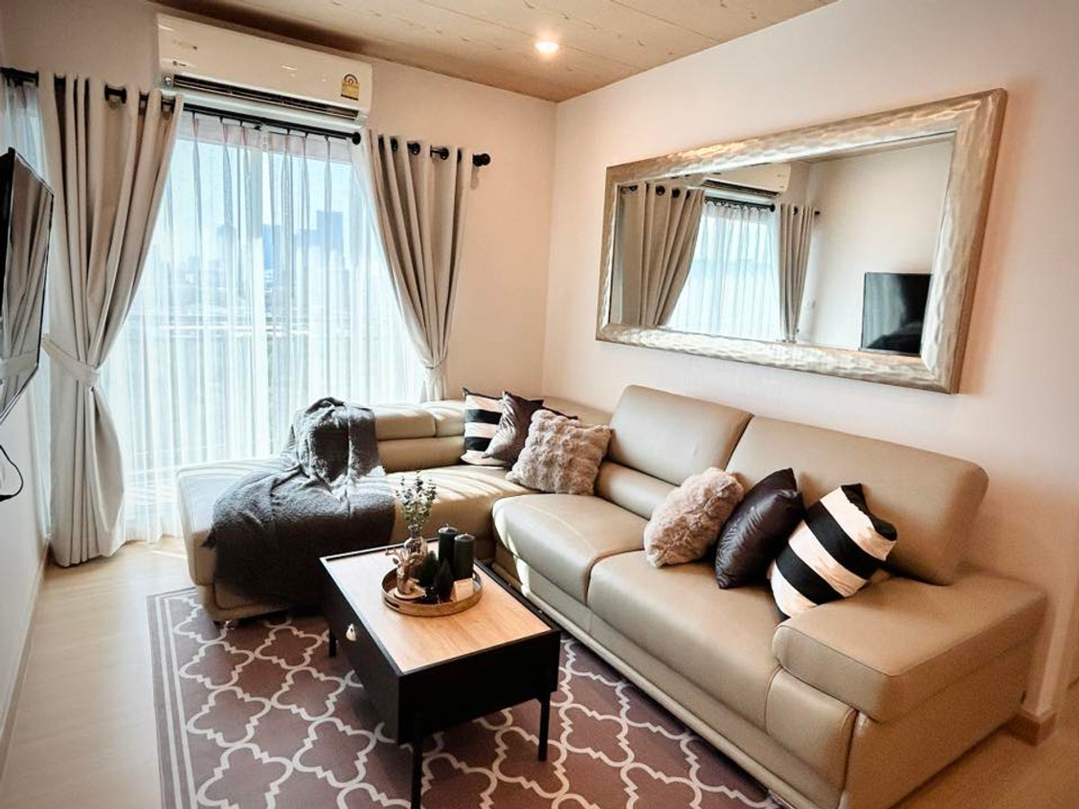 For RentCondoRama9, Petchburi, RCA : Condo for rent, 3 bedrooms, near MRT Rama 9: Suplalai Veranda Rama 9 project, very beautifully decorated, ready to move in, only 100k!!