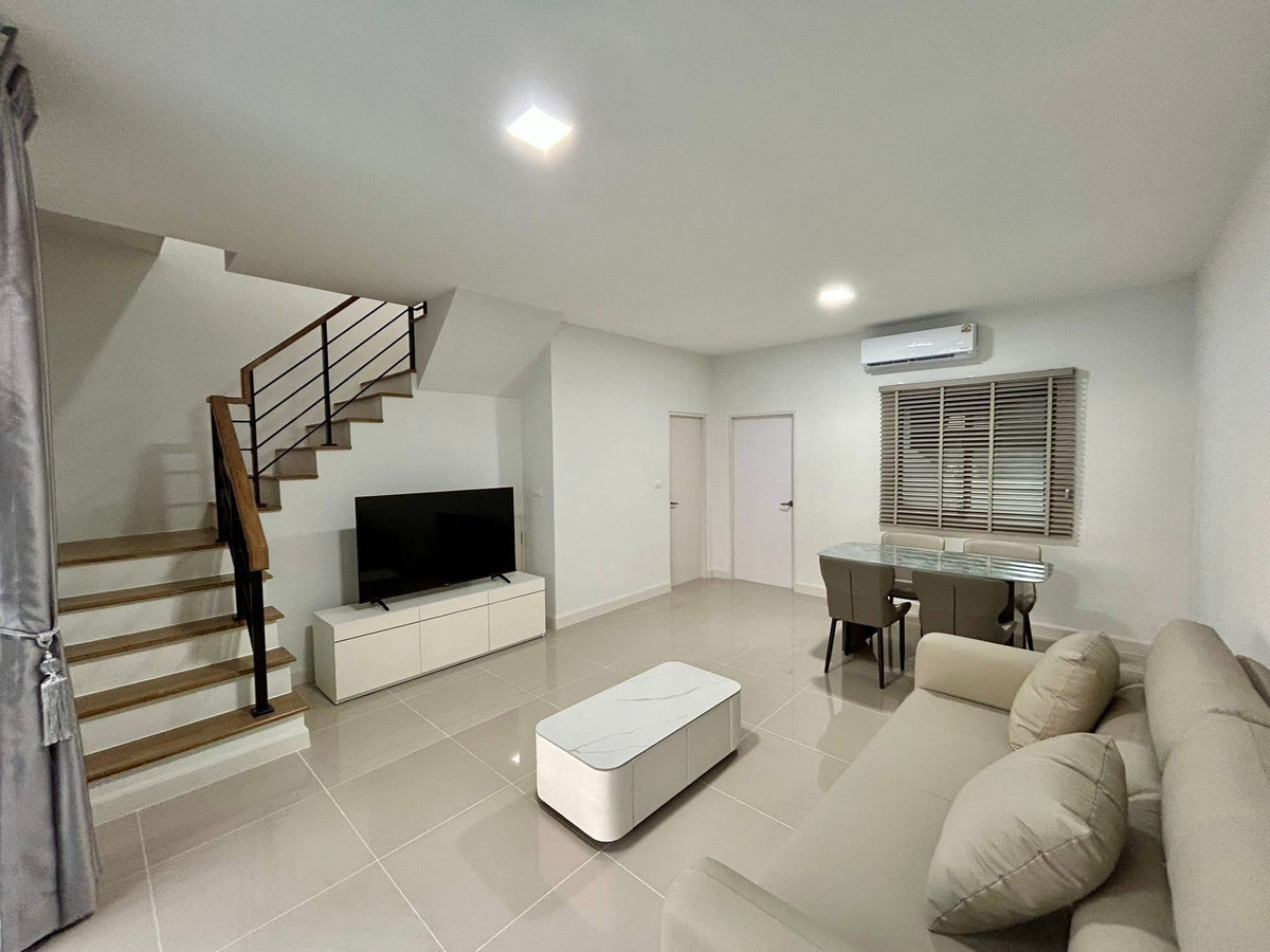 For RentTownhomeBangna, Bearing, Lasalle : New house for rent, Pleno Sukhumvit-Bangna 3, only 5 minutes to Mega Bangna.