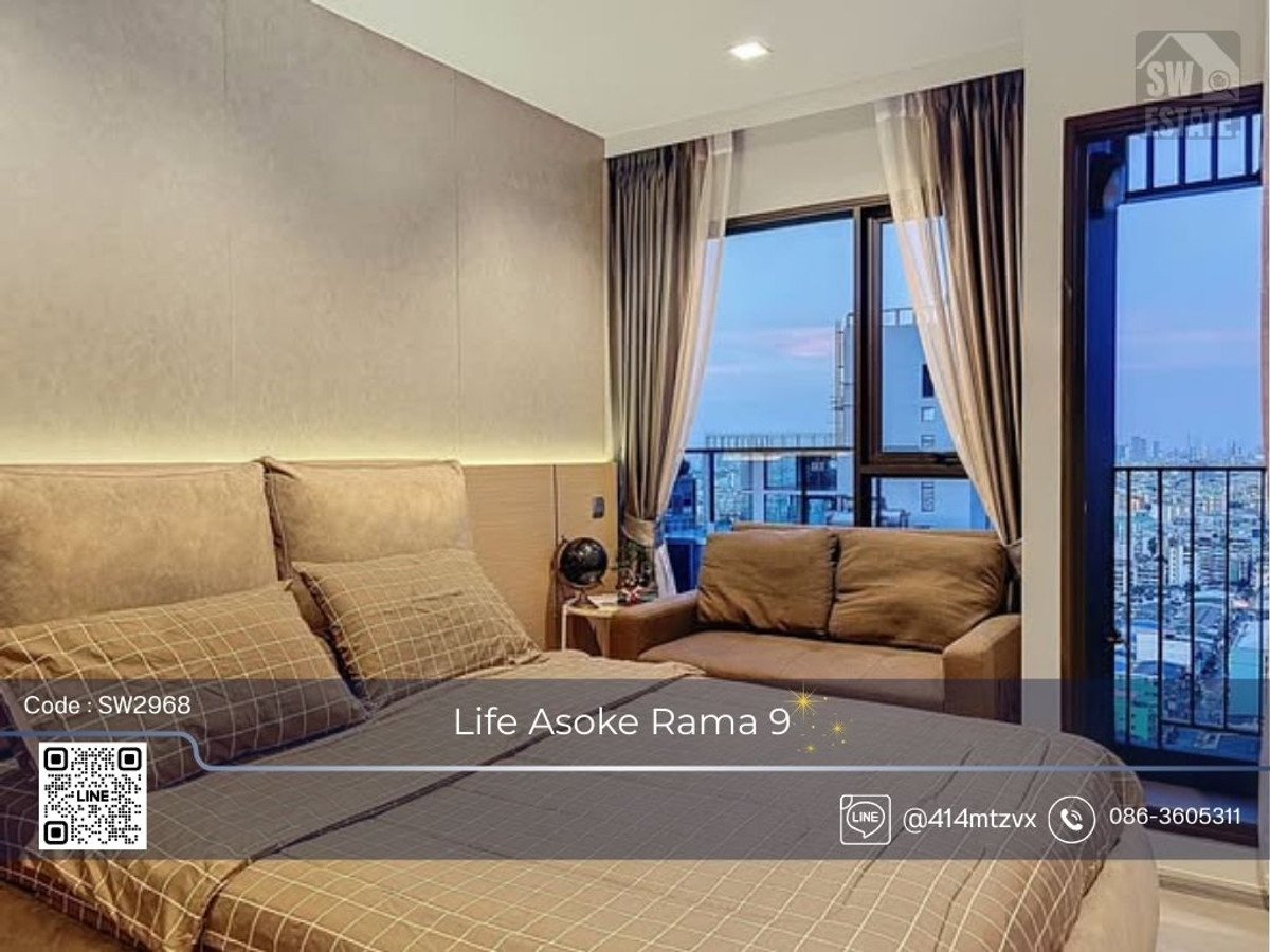ให้เช่าคอนโดพระราม 9 เพชรบุรีตัดใหม่ RCA : ✨️ ให้เช่าคอนโด  Life Asoke Rama 9 แต่งสวย พร้อมอยู่✨ 