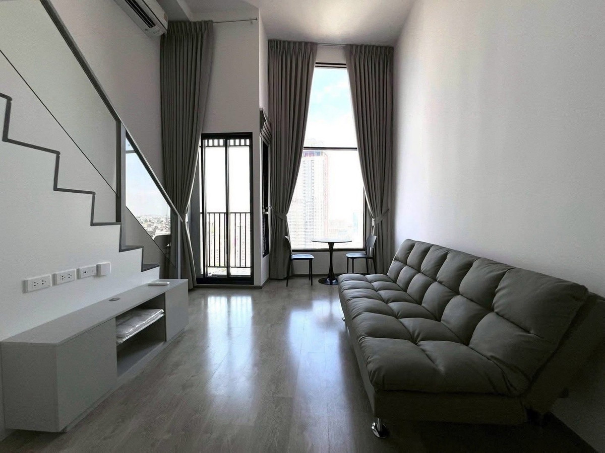 ให้เช่าคอนโดรัชดา ห้วยขวาง : 💕Soho bangkok รัชดาห้วยขวางชั้น 20 วิวดี ✨ห้องแบบ Duplex ติด MRT ห้วยขวางเพียง 100 เมตร🚄