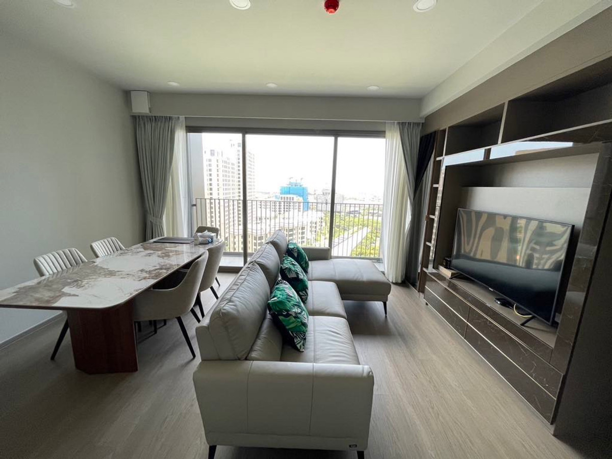 For RentCondoBangna, Bearing, Lasalle : Condo for rent, Whizdom The Forestias, near Mega Bangna, beautiful room, garden view, ready to move in.