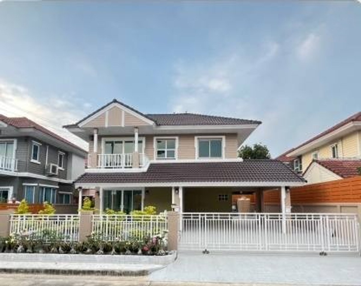 ให้เช่าบ้านนนทบุรี บางใหญ่ บางบัวทอง : บ้านเดี่ยว ซอยวัดส้มเกลี้ยง 3ห้องนอน 3ห้องน้ำ ใกล้โรงพยาบาลบางใหญ่