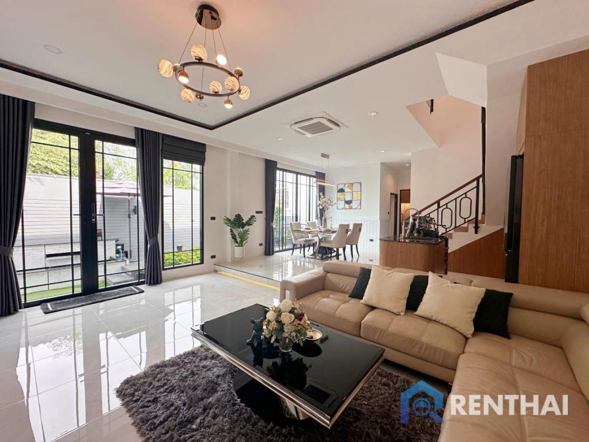 For SaleTownhomePattaya, Bangsaen, Chonburi : Glam Boonsampan 6 – Premium 2-Storey Semi-Detached Homes in Central Pattaya