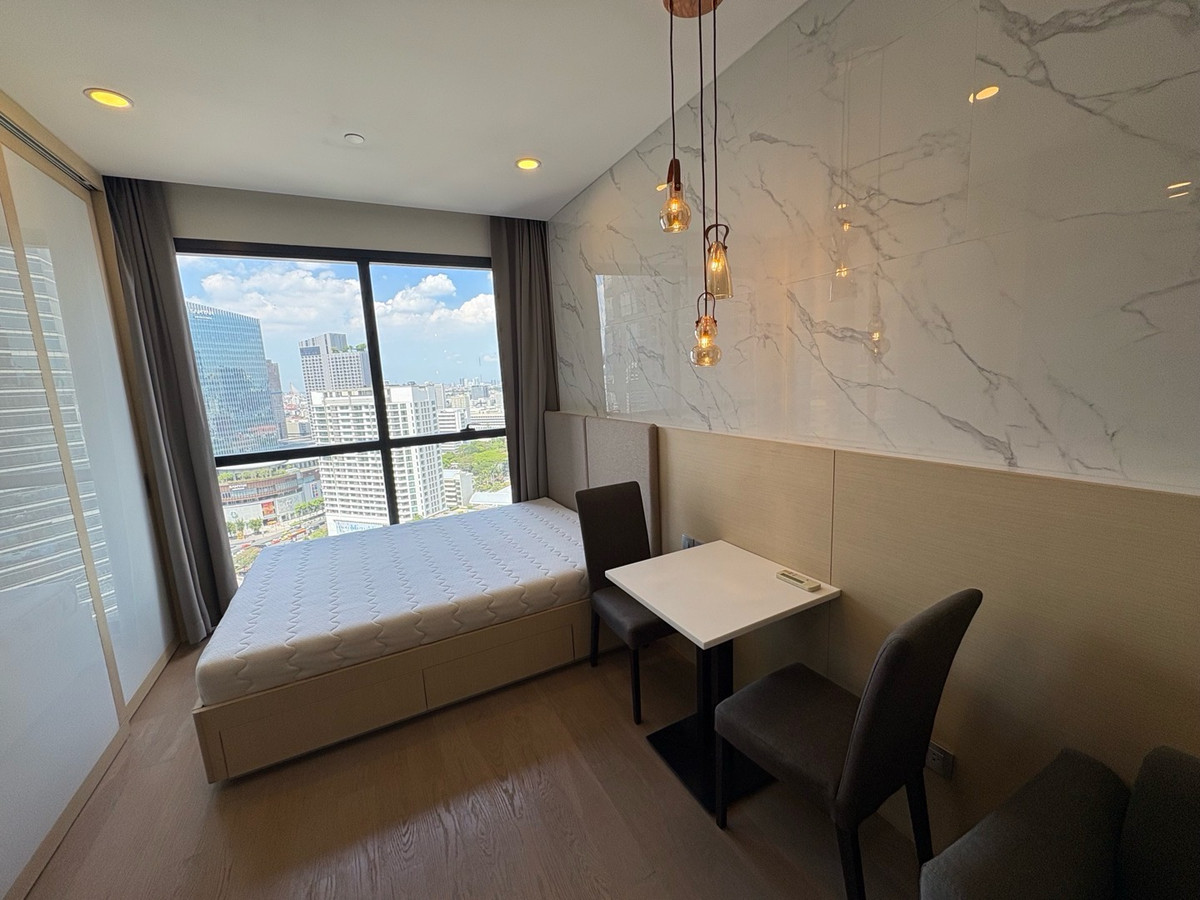 For RentCondoSiam Paragon ,Chulalongkorn,Samyan : 🔥Rent Studio🔥21,000/month🔥Floor28🔥Beautiful unit🔥24.5sqm🔥