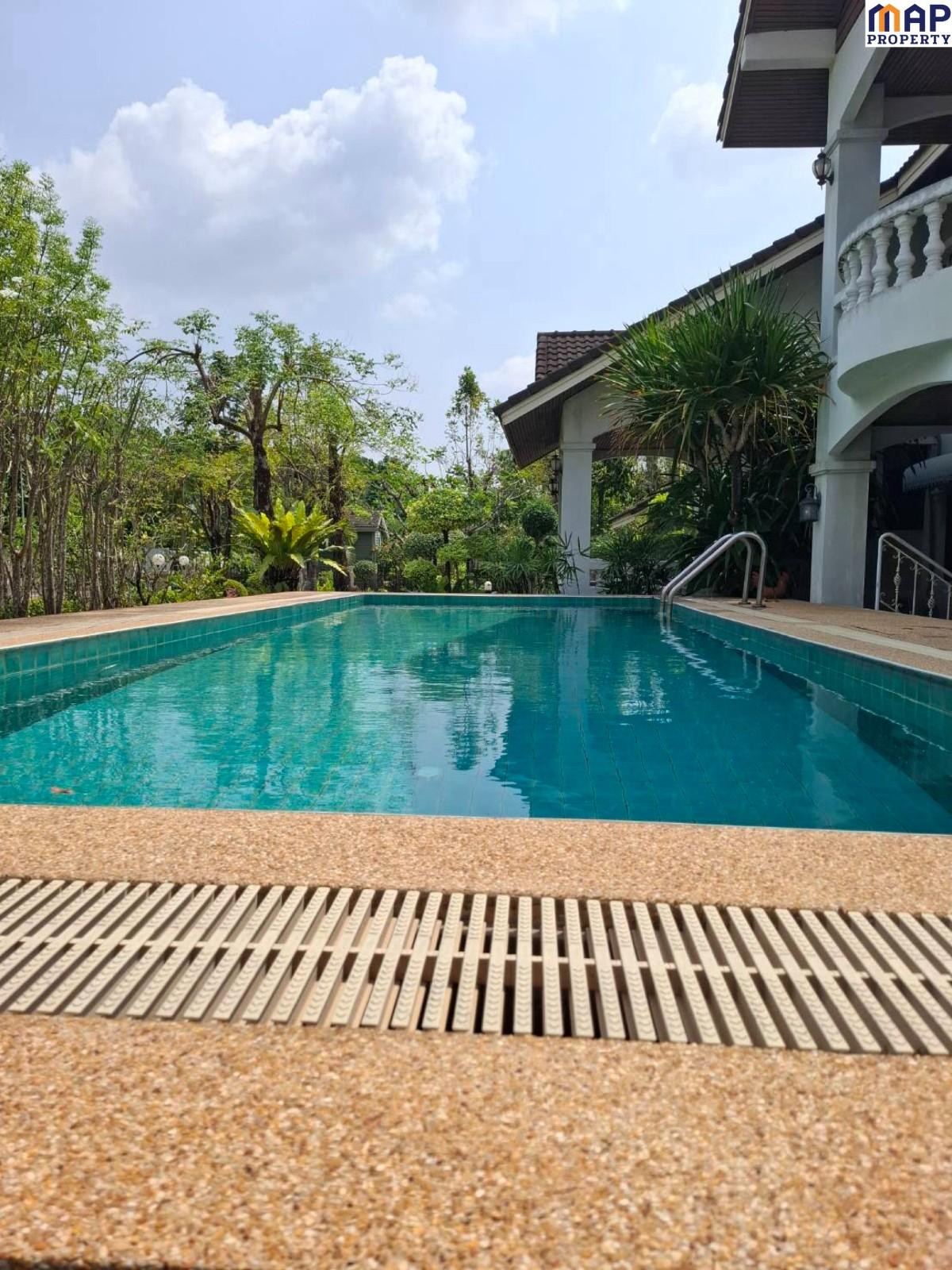 For SaleHouseMin Buri, Romklao : Two-story detached house on a 493 sq.wa. plot. Excellent location