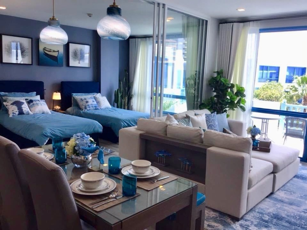 For RentCondoHuahin, Prachuap Khiri Khan, Pran Buri : Pool view condo, beautifully decorated, beachfront project.