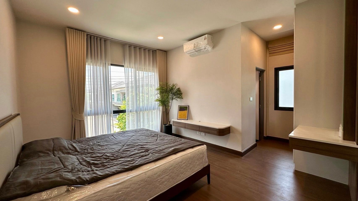 ให้เช่าบ้านบางนา แบริ่ง ลาซาล : ปล่อยเช่าบ้านเดี่ยวหรู 2ชั้น ใหม่แกะกล่อง✨ติดMega บางนา : โครงการ The City Bangna : ดีไซน์สวย เพดานสูงโปร่ง พร้อมห้องแม่บ้าน