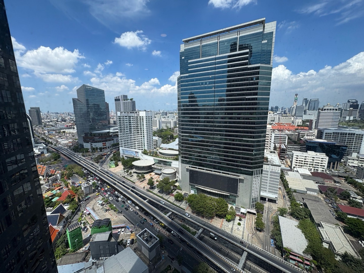 For RentCondoSiam Paragon ,Chulalongkorn,Samyan : 🔥Rent Studio🔥21,000/month🔥Floor28🔥Beautiful unit🔥24.5sqm🔥