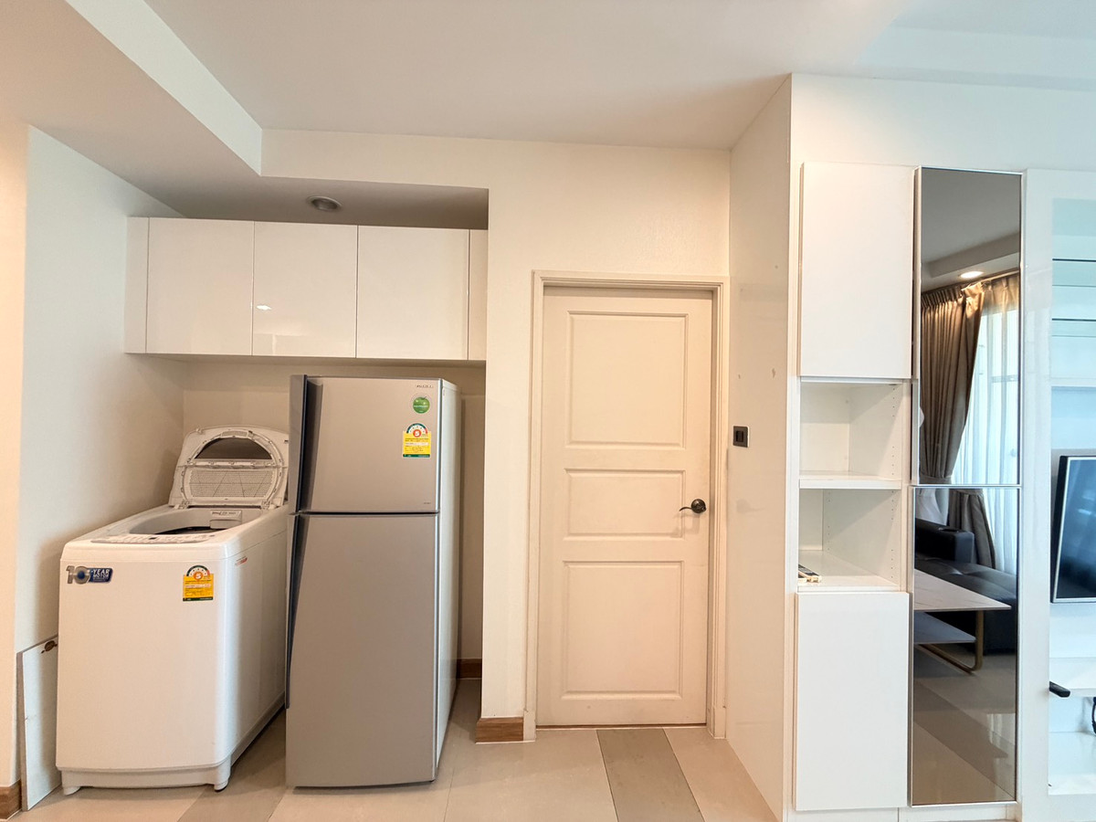 For RentCondoRama9, Petchburi, RCA : For rent!! Condo near MRT Cultural Center | Supalai Wellington | 1 bedroom, fully furnished, ready to move in, near Central Rama 9.