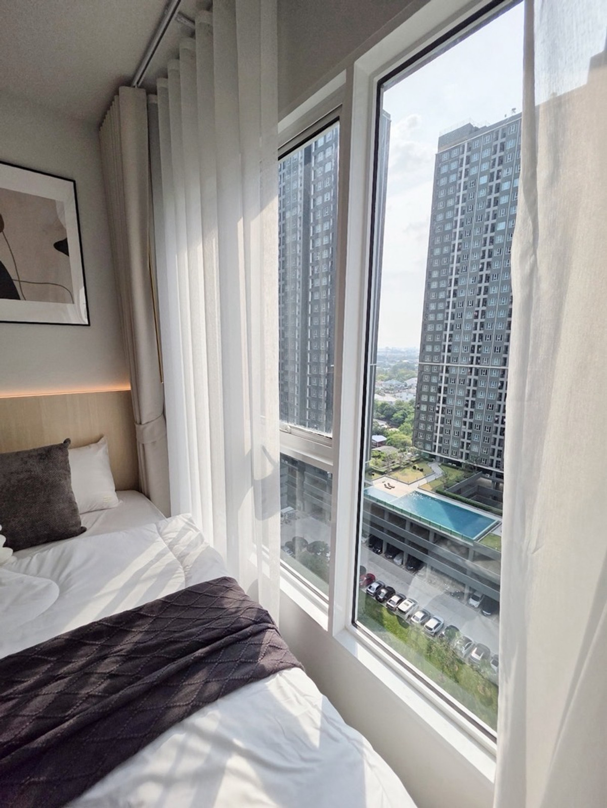 ให้เช่าคอนโดบางนา แบริ่ง ลาซาล : ให้เช่า Regent Home Bangna  1 ห้องนอน 1 ห้องน้ำ ห้องตกแต่งสวยมาก *350 ม.BTS บางนา