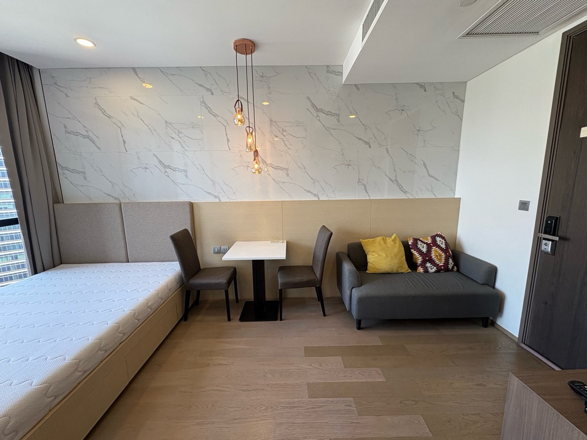 For RentCondoSiam Paragon ,Chulalongkorn,Samyan : 🔥Rent Studio🔥21,000/month🔥Floor28🔥Beautiful unit🔥24.5sqm🔥