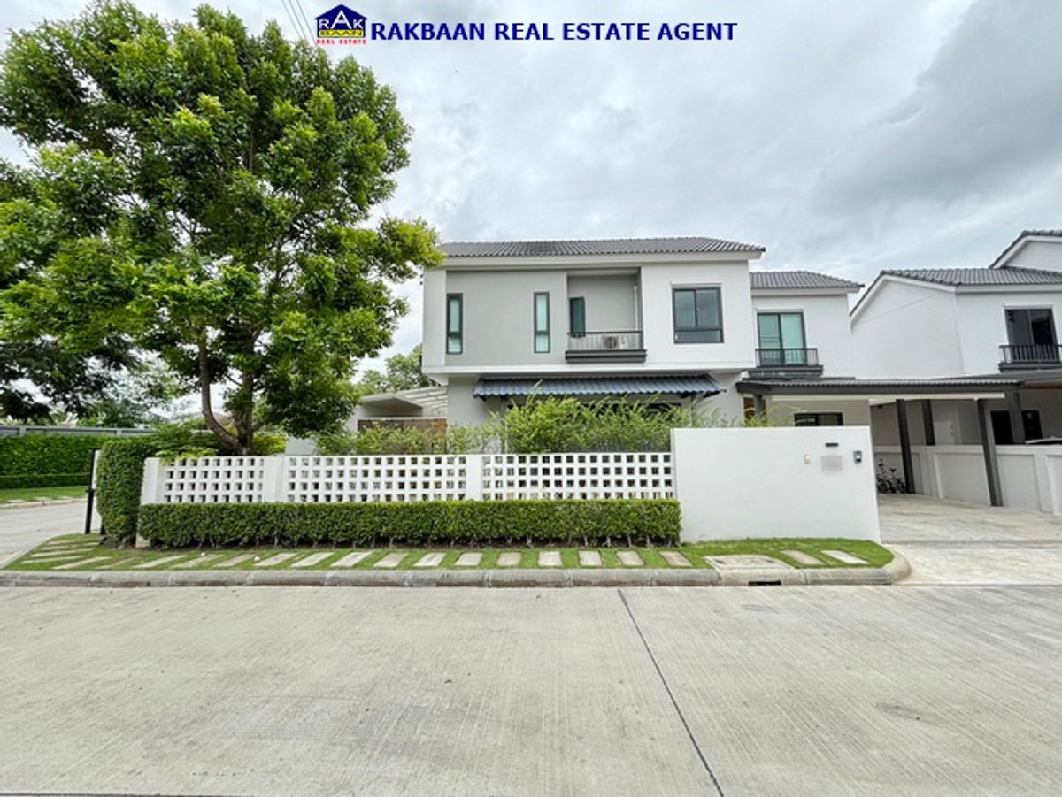 ขายบ้านสมุทรปราการ สำโรง : ขายบ้านเดี่ยวหลังมุม บิวท์อินทั้งหลัง มบ.พิมนารา ศรีนครินทร์-บางนา 62.6ตร.ว. 4นอน 3ห้องน้ำ มีห้องเมด+ห้องน้ำแยกเป็นสัดส่วน ราคา 11.5 ล้าน