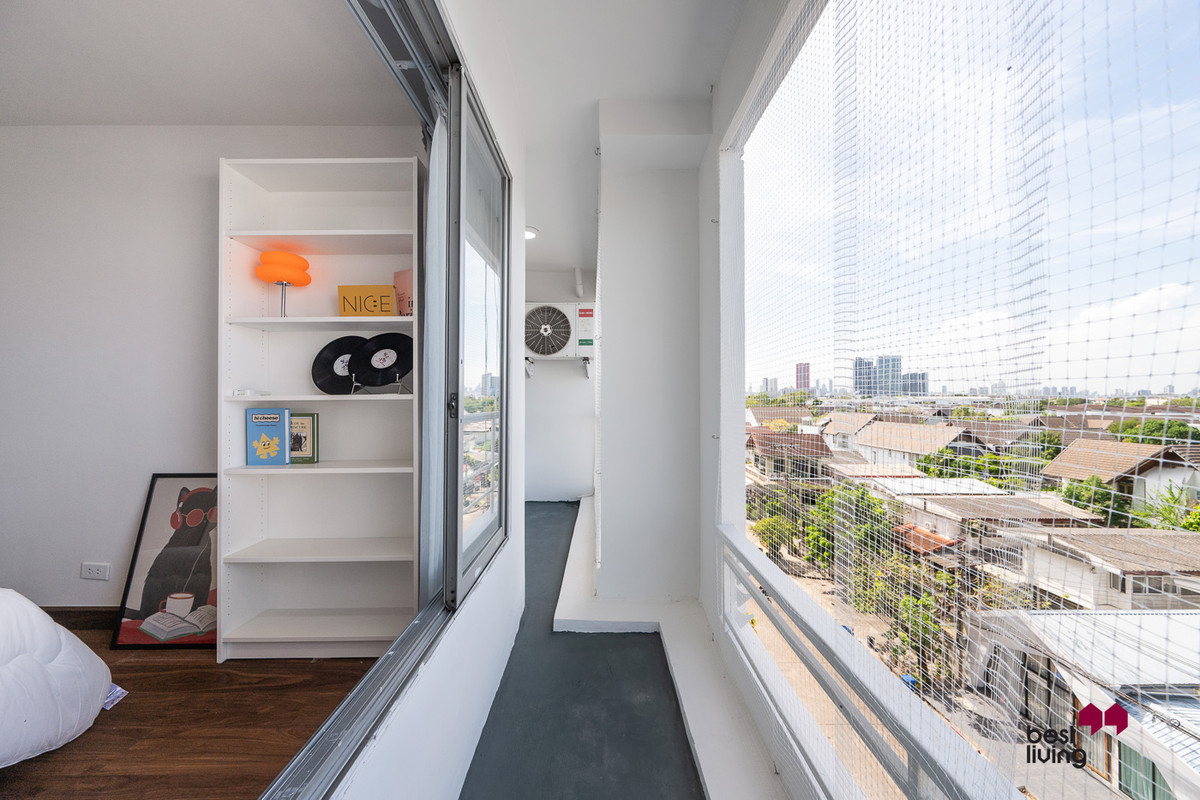 For SaleCondoRama9, Petchburi, RCA : Condo for sale, MRT Hua Mak, 5 minutes, 42 sq m, 2 balconies.