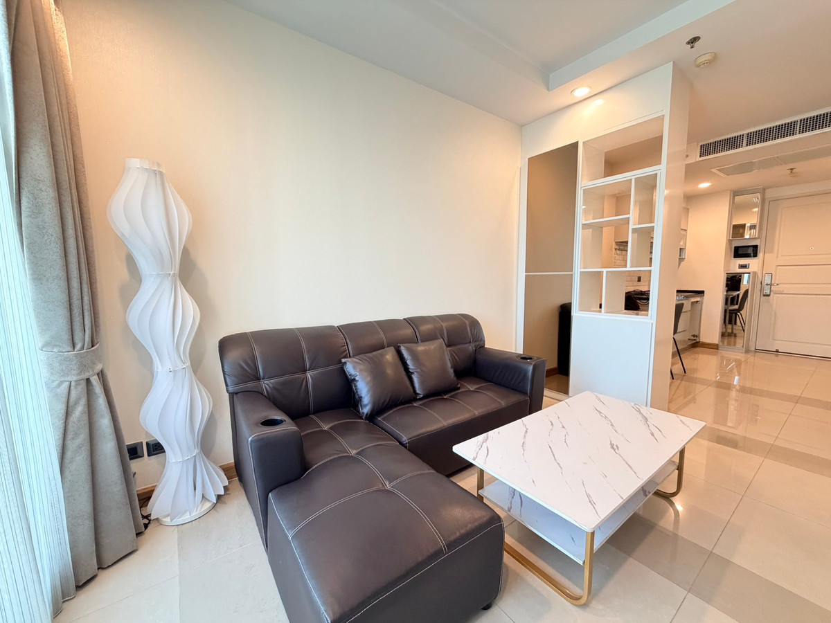 For RentCondoRama9, Petchburi, RCA : For rent!! Condo near MRT Cultural Center | Supalai Wellington | 1 bedroom, fully furnished, ready to move in, near Central Rama 9.