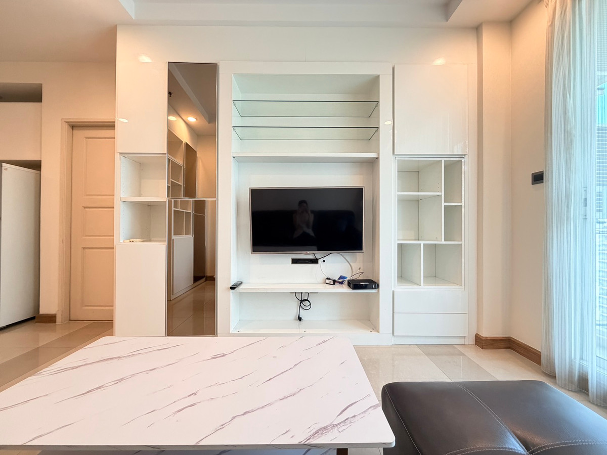 For RentCondoRama9, Petchburi, RCA : For rent!! Condo near MRT Cultural Center | Supalai Wellington | 1 bedroom, fully furnished, ready to move in, near Central Rama 9.