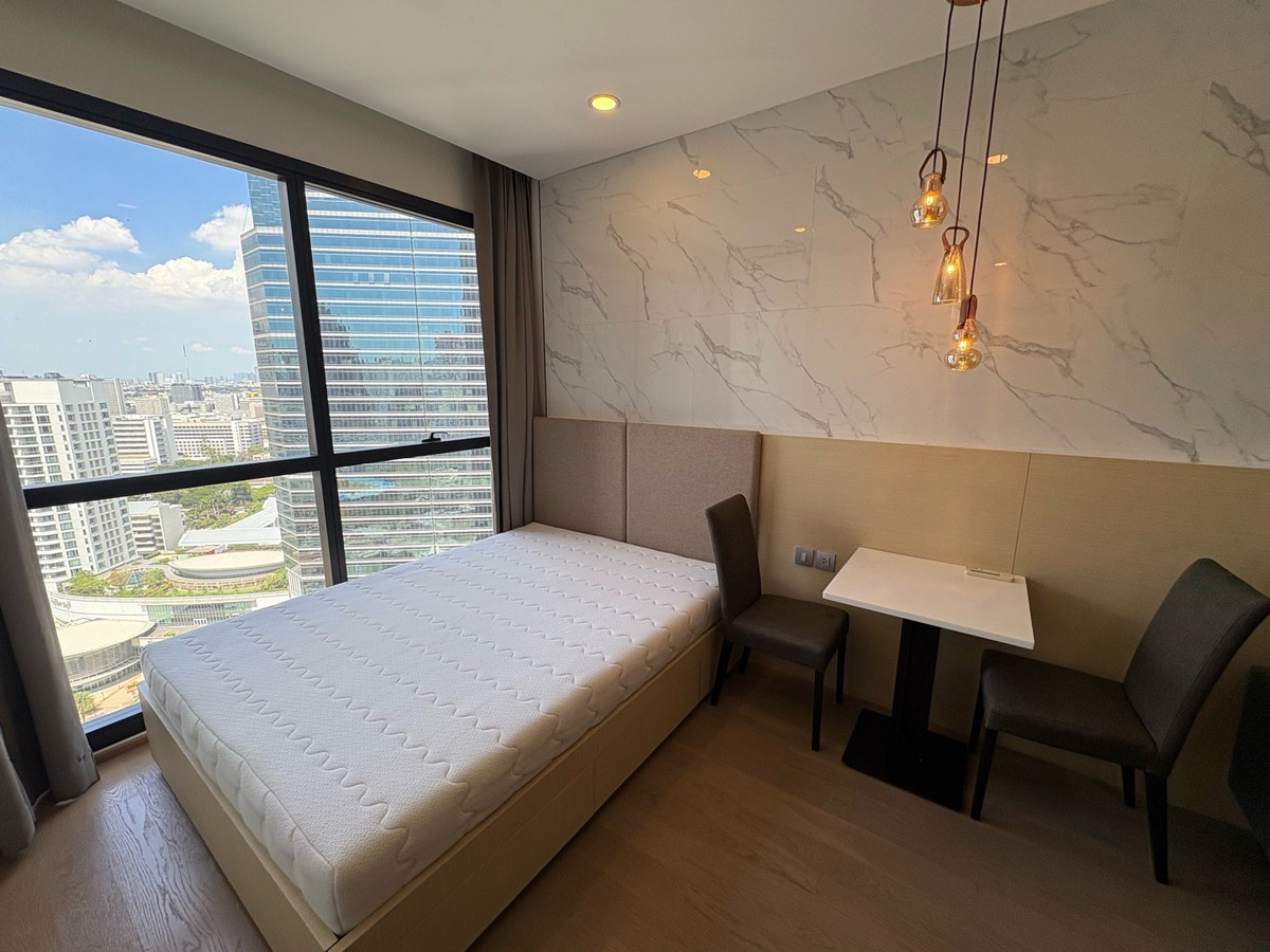 For RentCondoSiam Paragon ,Chulalongkorn,Samyan : 🔥Rent Studio🔥21,000/month🔥Floor28🔥Beautiful unit🔥24.5sqm🔥