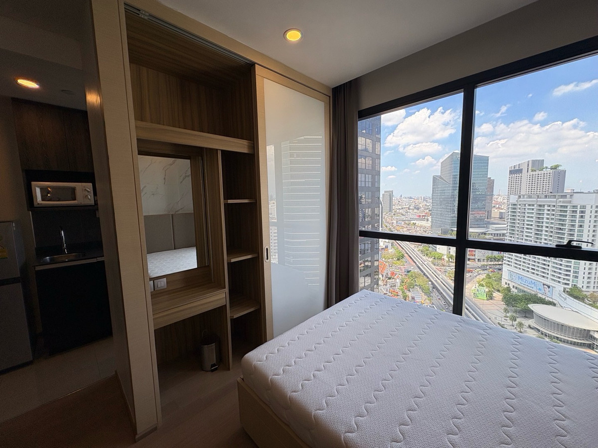 For RentCondoSiam Paragon ,Chulalongkorn,Samyan : 🔥Rent Studio🔥21,000/month🔥Floor28🔥Beautiful unit🔥24.5sqm🔥