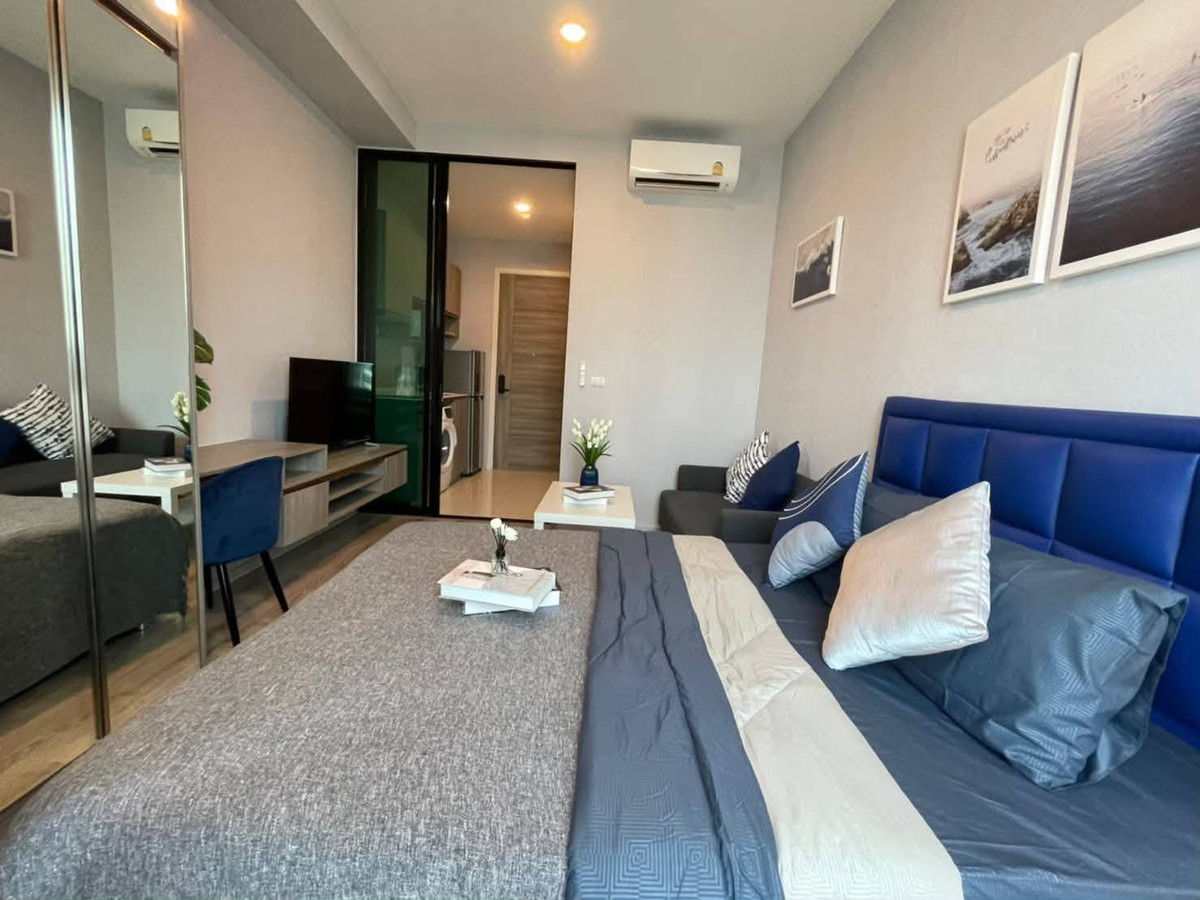 For RentCondoSamut Prakan,Samrong : PFD-08084  Condo for rent, English style (Collage Art), good location, next to Ramkhamhaeng Road, near MRT Lam Sali 