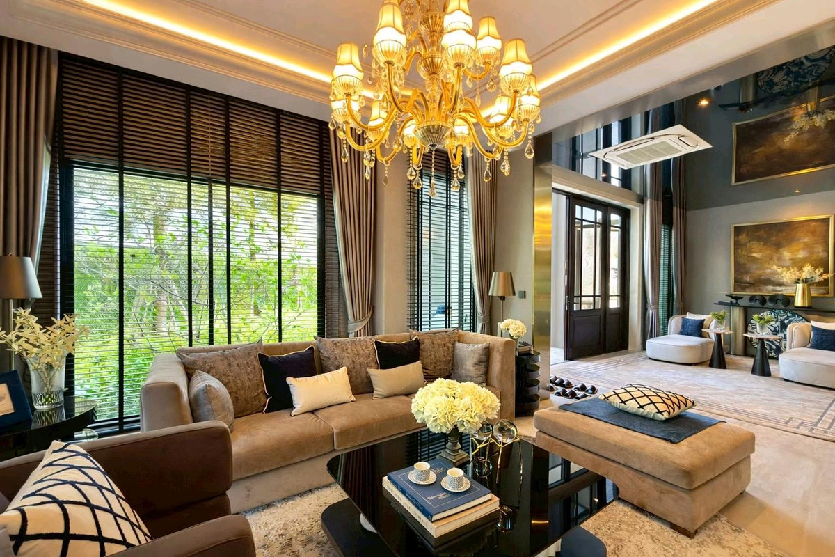 ขายบ้านเกษตร นวมินทร์ ลาดปลาเค้า : ขาย ◈ Grand Bangkok Boulevard Ramintra–Kaset Nawamin ◈ บ้านตัวอย่างแปลงพิเศษ 300 ตร.วา • ได้ทุกอย่างตามภาพราคาขาย 119,000,000 บาท